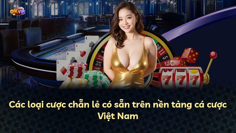 Các loại cược chẵn lẻ có sẵn trên nền tảng cá cược Việt Nam