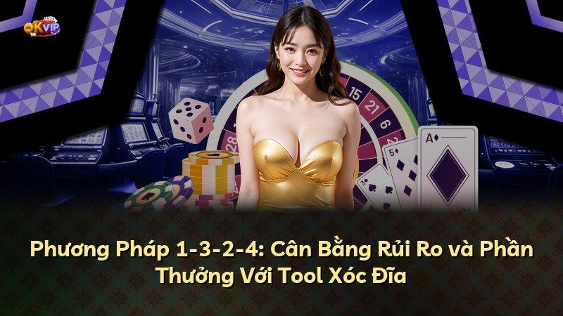 Phương Pháp 1-3-2-4: Cân Bằng Rủi Ro và Phần Thưởng Với Tool Xóc Đĩa