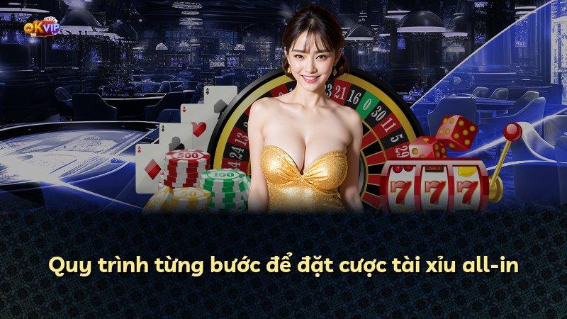 Quy trình từng bước để đặt cược tài xỉu all-in